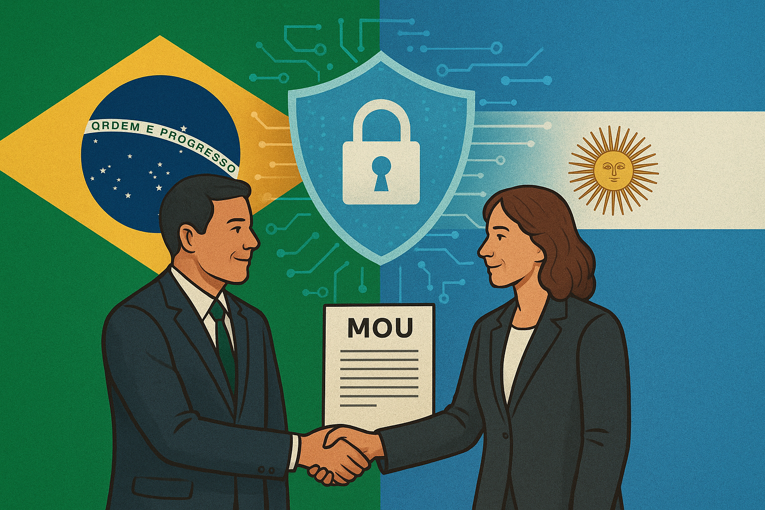 Brasil y Argentina unen fuerzas: El acuerdo de protección de datos que puede transformar Sudamérica