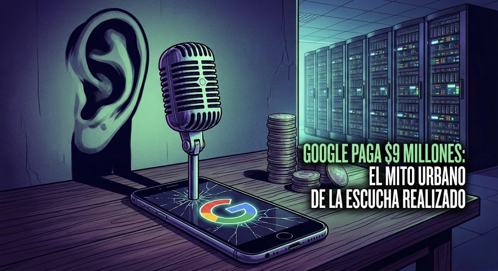Google paga $9 millones de dólares: El mito urbano de la escucha permanente se hizo realidad