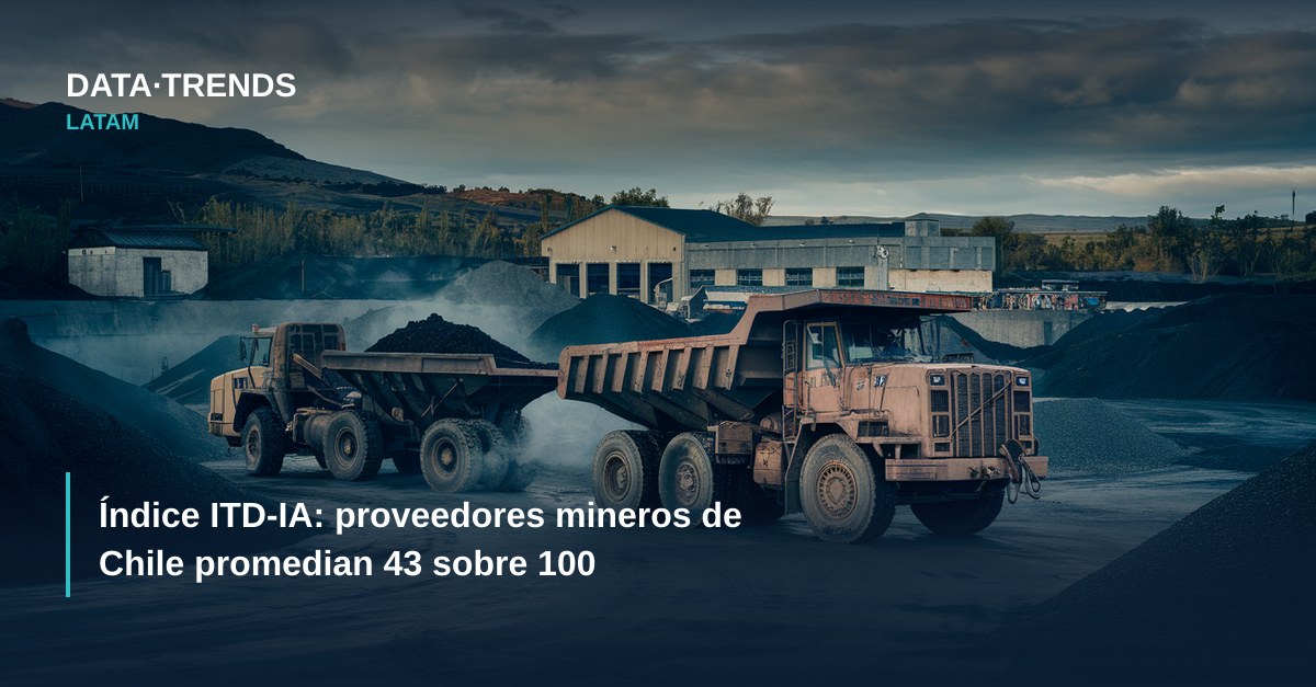 Índice ITD-IA: proveedores mineros de Chile promedian 43 sobre 100