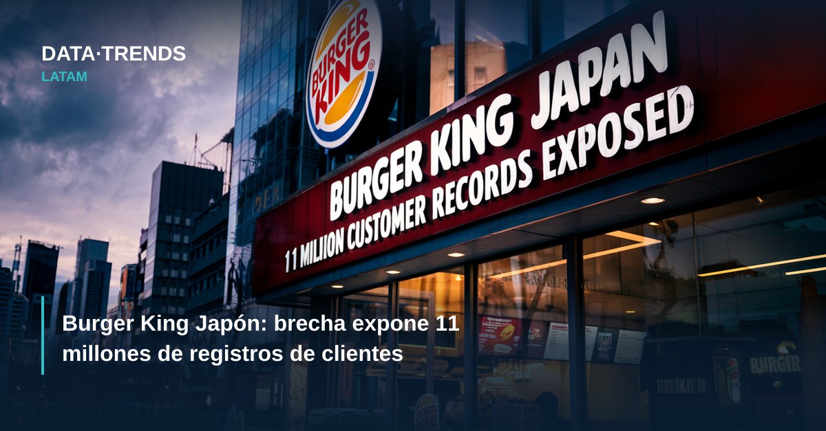 Burger King Japón: brecha expone 11 millones de registros de clientes